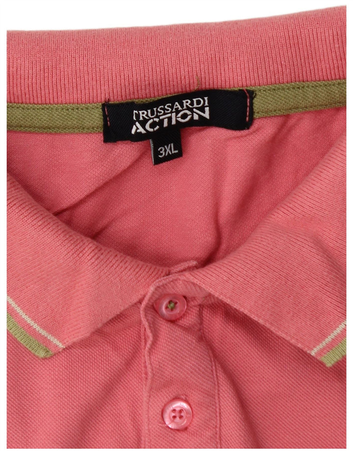 Trussardi Herren Poloshirt 3XL Rosa
