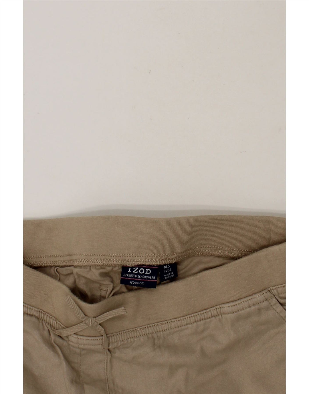 IZOD Boys Sport Shorts 13-14 Years  Beige Cotton Vintage Izod and Second-Hand Izod from Messina Hembry 