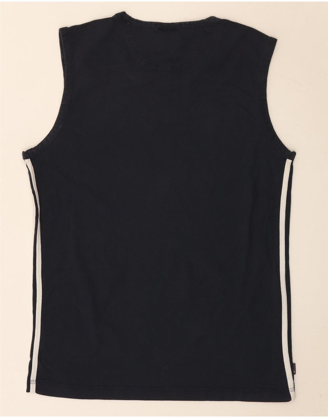 Adidas Herren T-Shirt Top Medium Marineblau Baumwolle