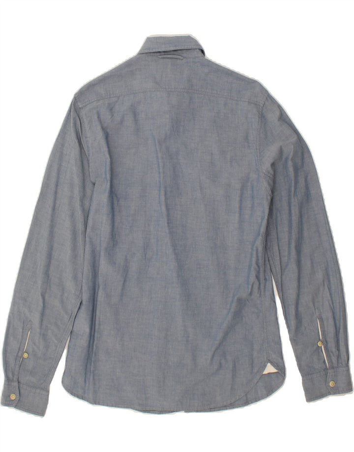 WOOLRICH Mens Shirt Small Blue Cotton Vintage Woolrich and Second-Hand Woolrich from Messina Hembry 