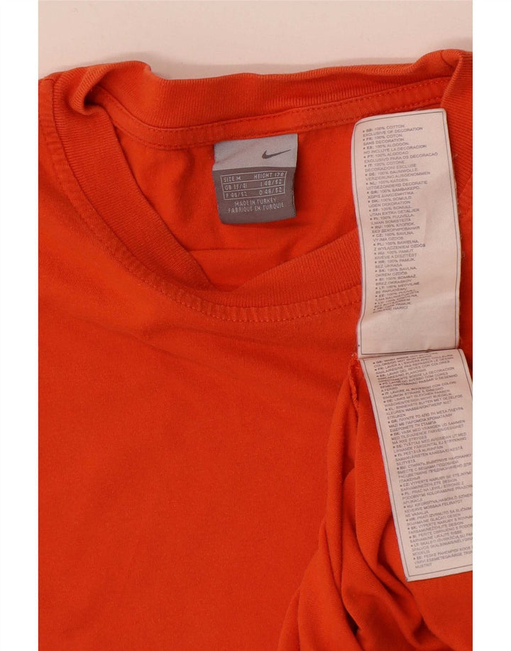 Nike Herren T-Shirt Top UK 39/41 Mittelorange Baumwolle