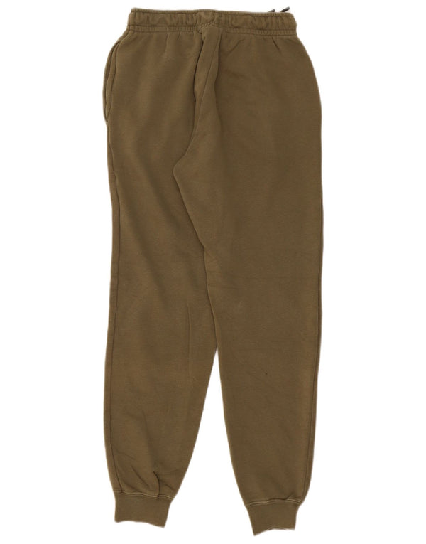 Nike Damen Trainingshose Jogger UK 6 XS Khaki Baumwolle
