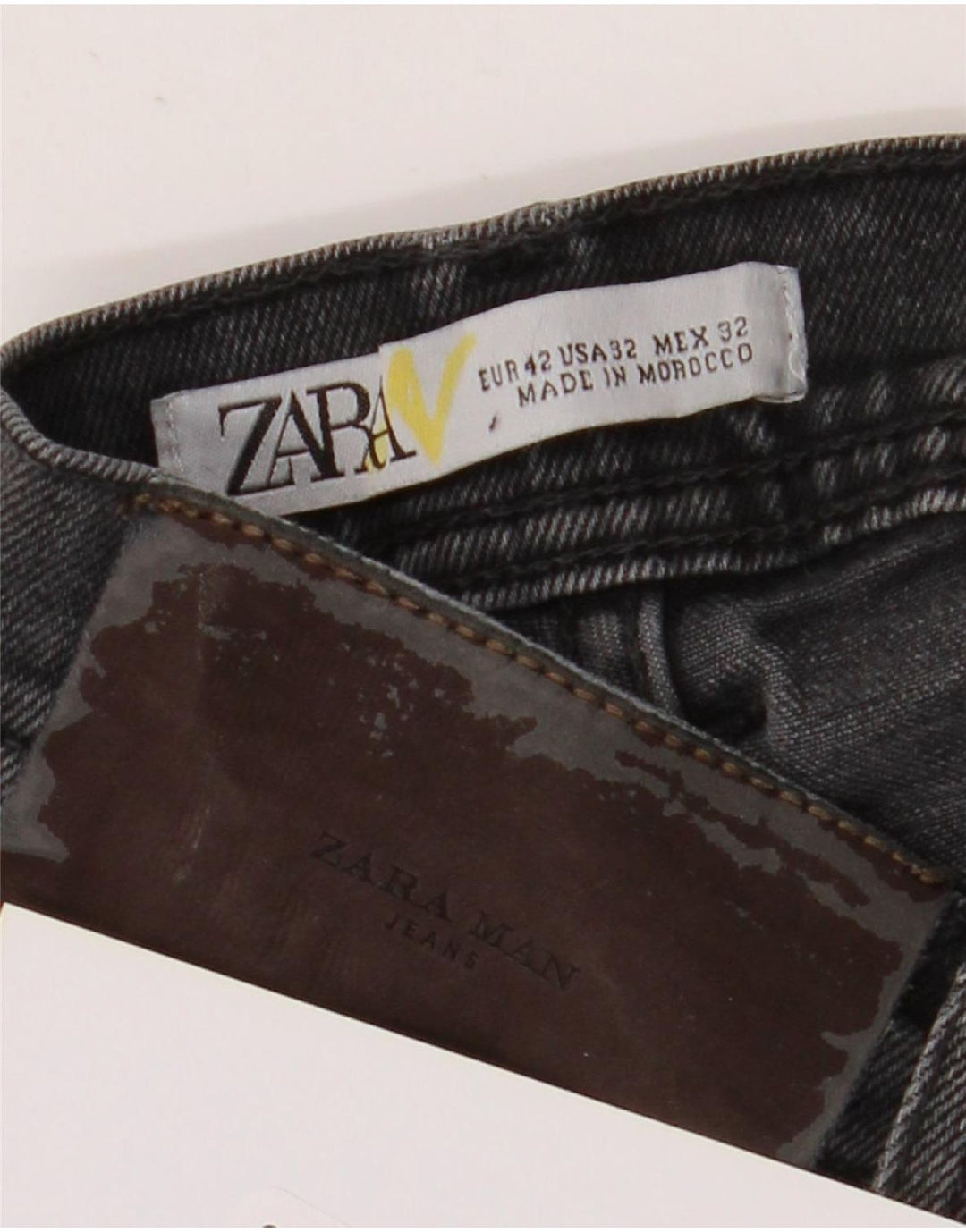 Zara Herren Slim Jeans W32 L30 Schwarz