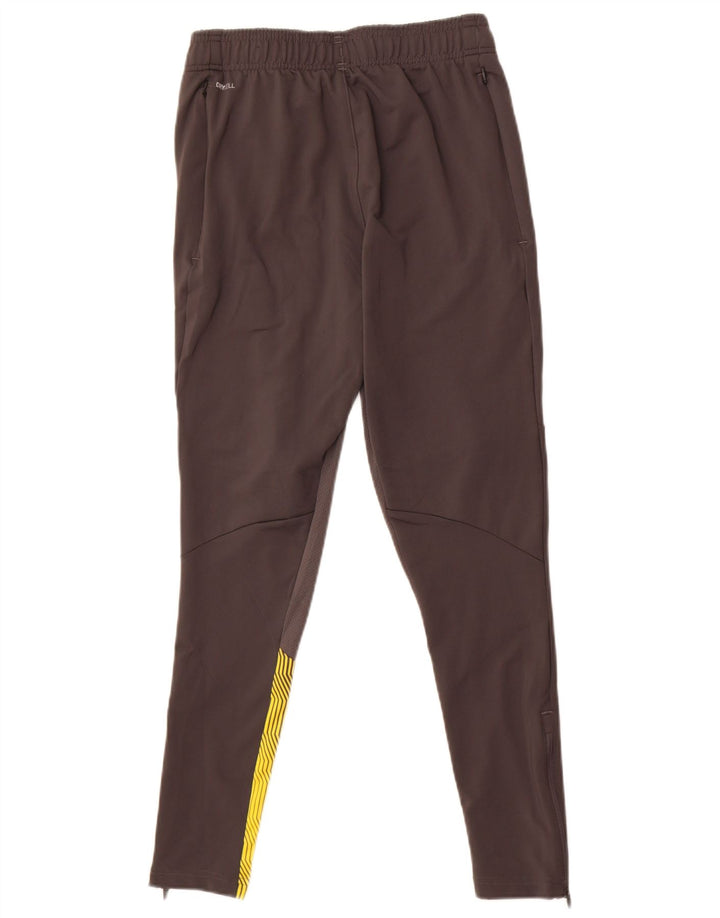 Puma Damen BVB Dortmund Trainingshose UK 10 Small Grau Farbblock