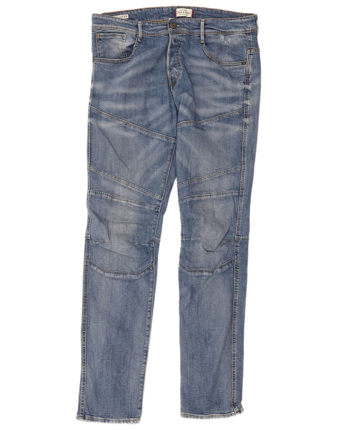 Jack & Jones Herren GLENN Slim Jeans W36 L34 Blaue Baumwolle