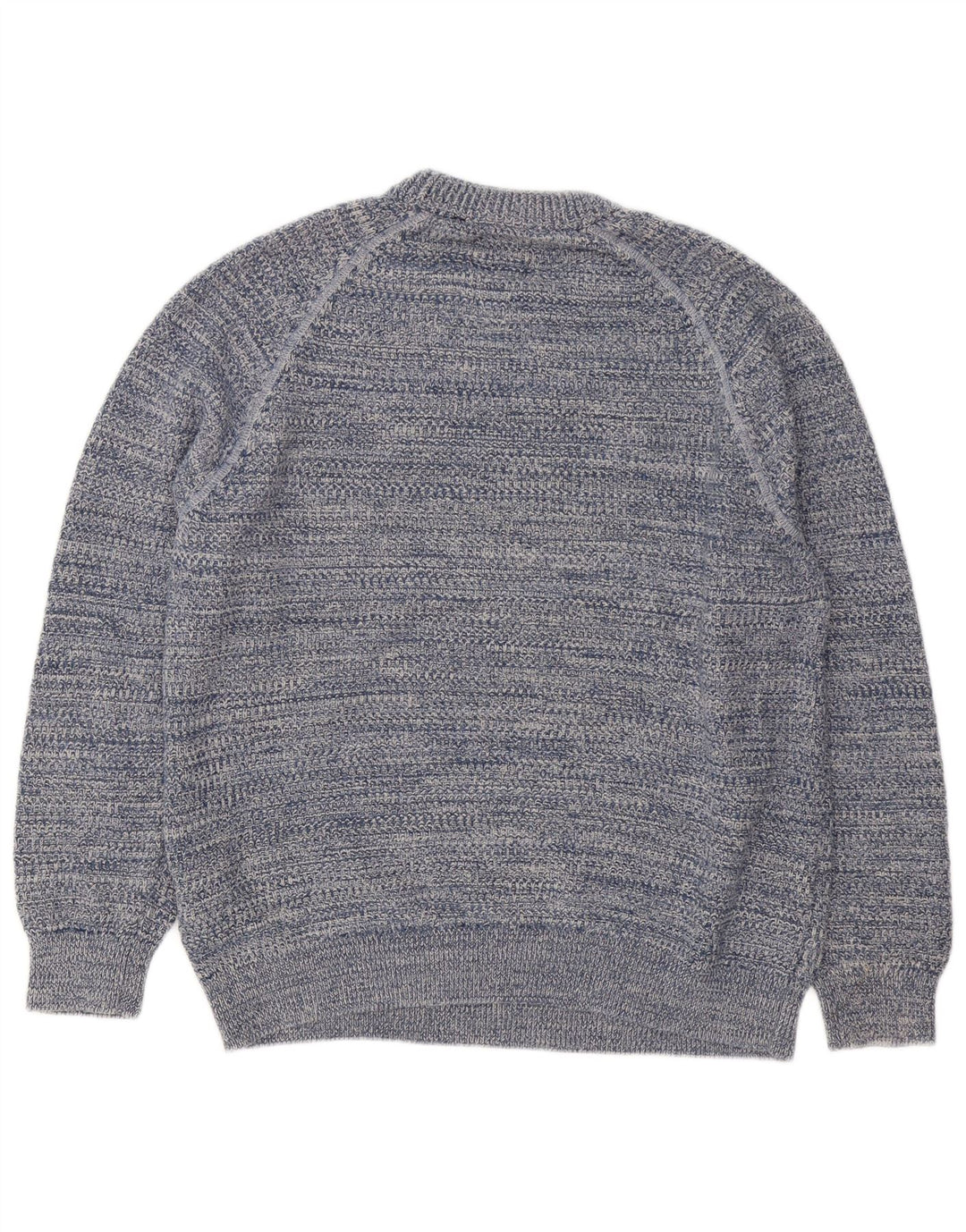 Superdry Herren-Pullover mit Rundhalsausschnitt, groß, blau gestreift, Baumwolle