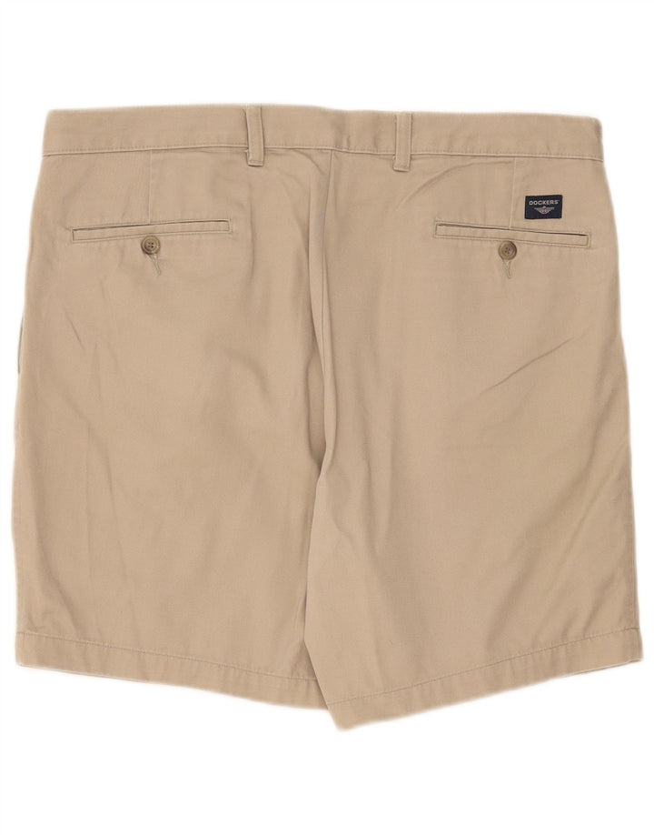 Dockers Herren Pegged Chino Shorts W36 Large Beige Baumwolle