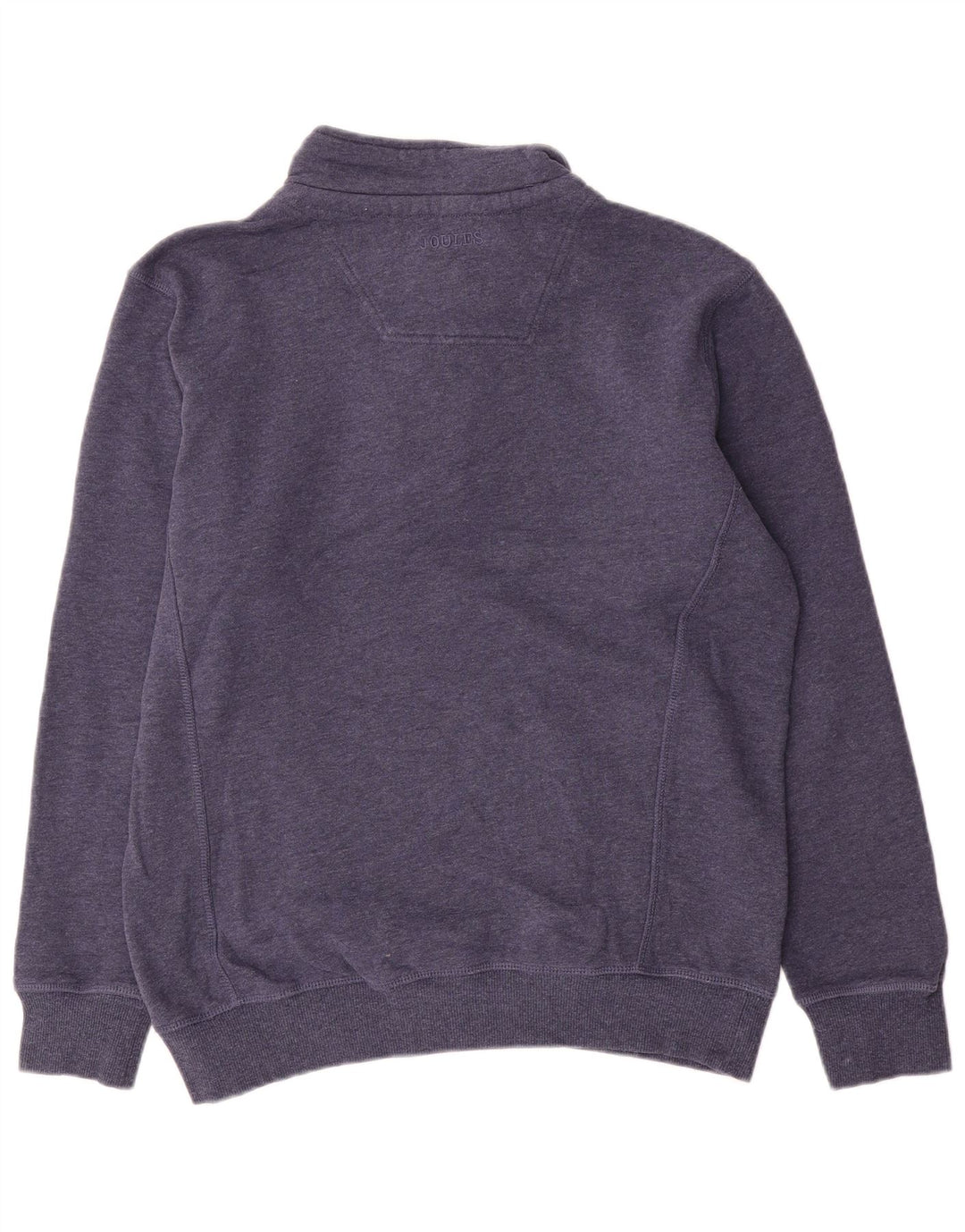 Joules Herren-Sweatshirt mit Reißverschluss am Hals, mittlere marineblaue Baumwolle