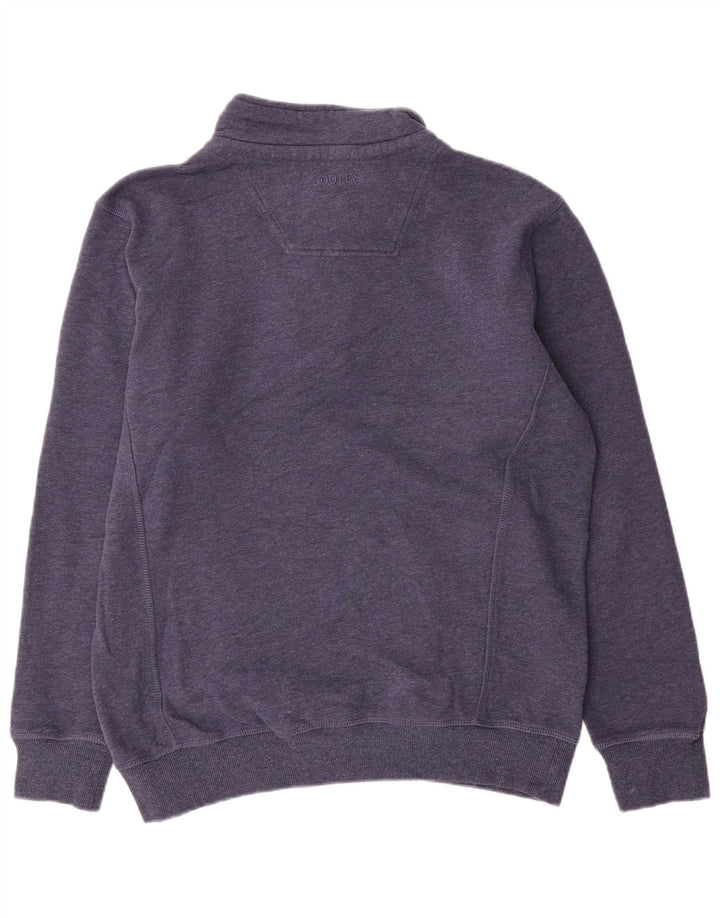 Joules Herren-Sweatshirt mit Reißverschluss am Hals, mittlere marineblaue Baumwolle