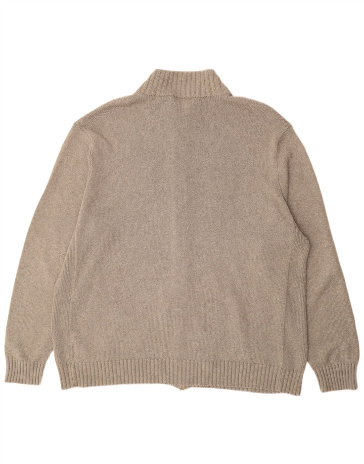 POLO RALPH LAUREN Herren-Strickjacke, 3XL, Beige, Baumwolle