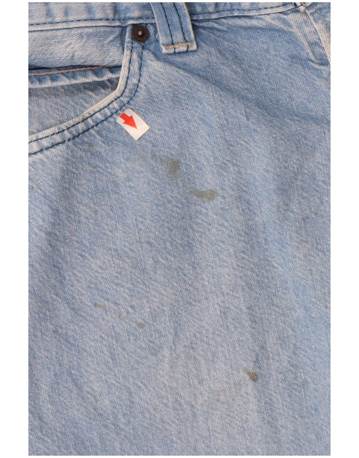 Levi's Herren 506 Straight Jeans W34 L29 Blaue Baumwolle