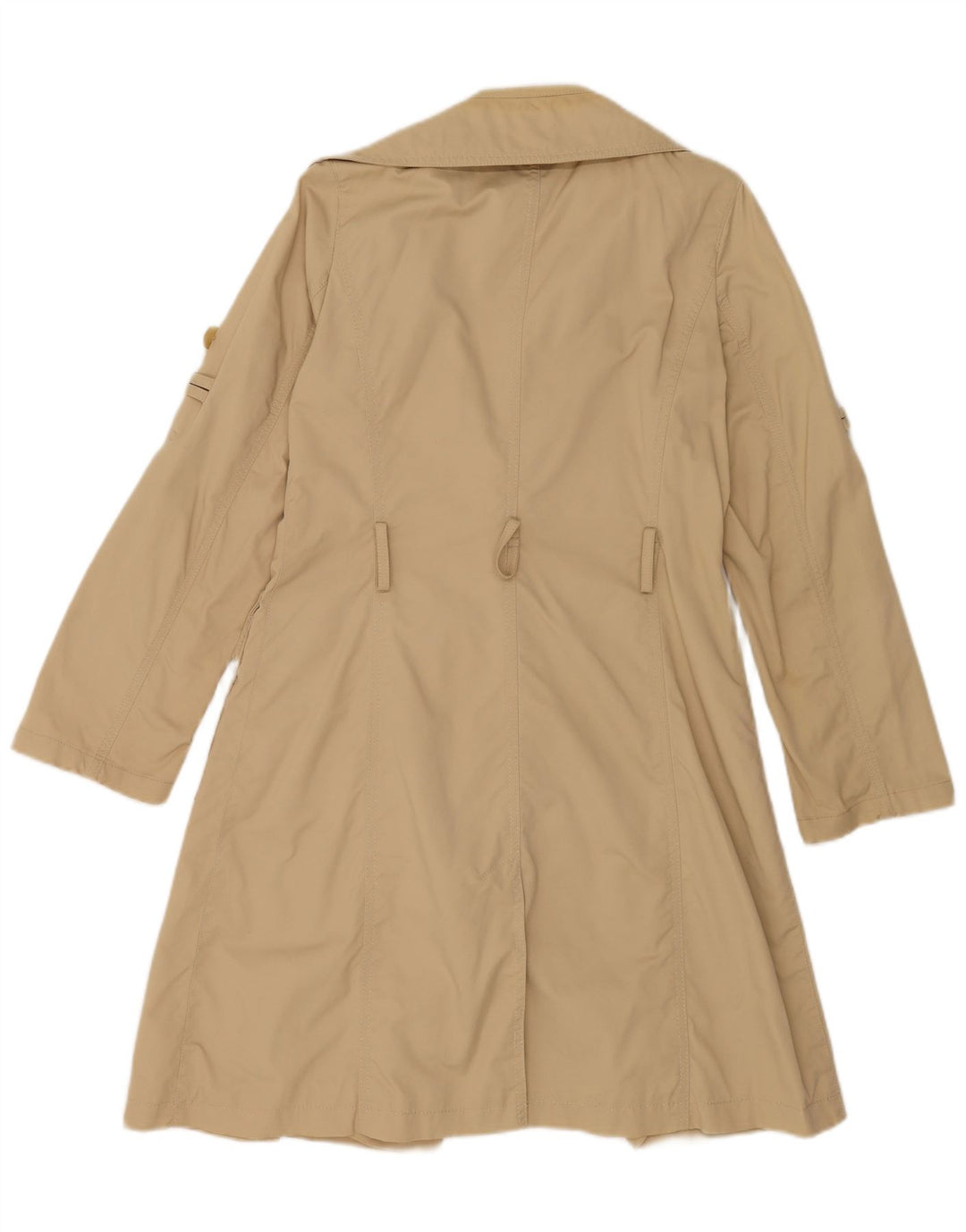 Dkny Damen Übergroßer Trenchcoat UK 6 XS Braune Baumwolle