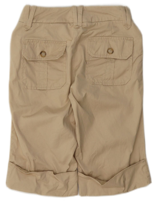 Tommy Hilfiger Damen Bermudashorts US 2 XS W25 Beige Baumwolle