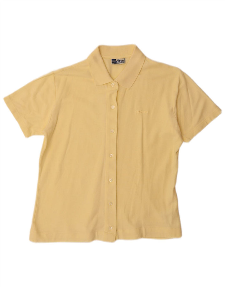 ASICS Damen Kurzarmshirt UK 14 Large Gelb