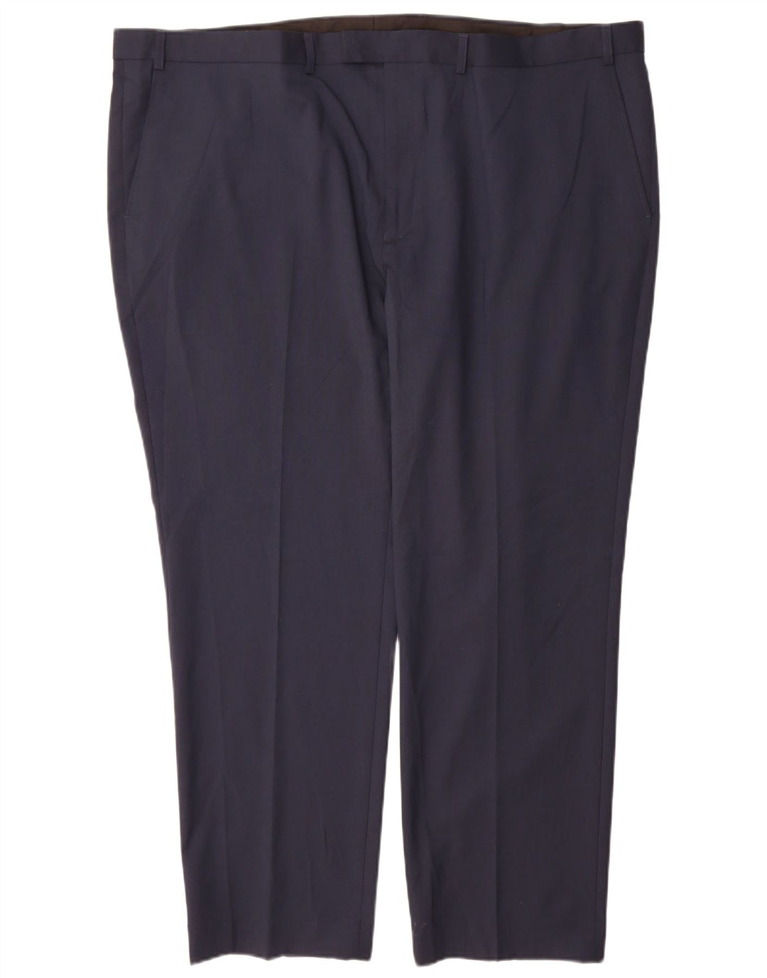 Marks & Spencer Maßgeschneiderte, gerade Anzughose für Herren, W48, L31, Marineblau