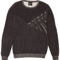 Guess Herren-Sweatshirt mit Grafik, groß, aus grauer Baumwolle