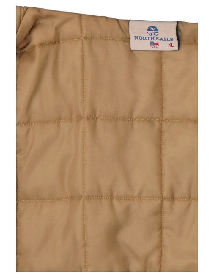 North Sails Herren-Jacke mit Kapuze, gepolstert, UK 42, XL, Beige