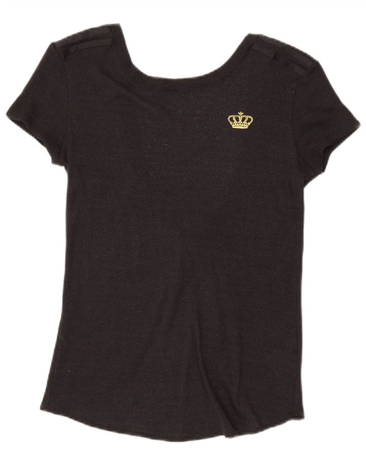 ADIDAS Damen Bluse Top IT 40 Small Schwarz