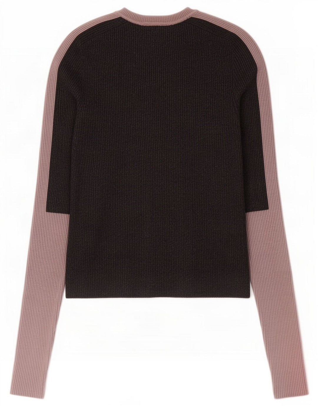 Zara Damen Crop Bluse Top UK 12 Mittelgraue Colourblock-Viskose