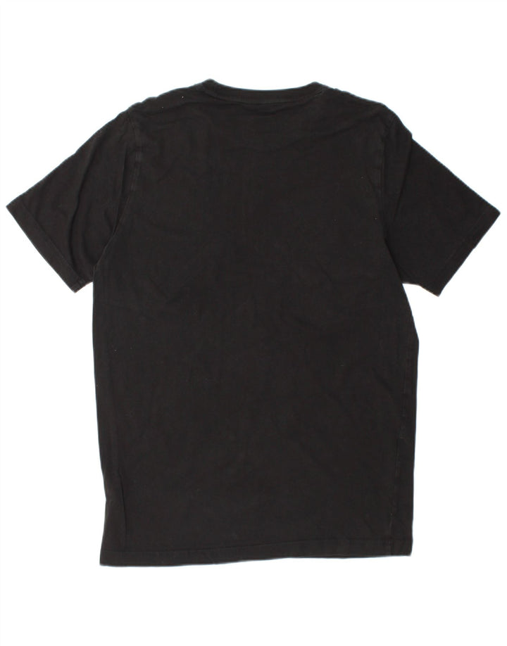PUMA Mens Graphic T-Shirt Top Small Black Cotton