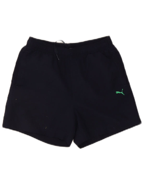 Puma Jungen Sport Shorts 11-12 Jahre Marineblau Polyester