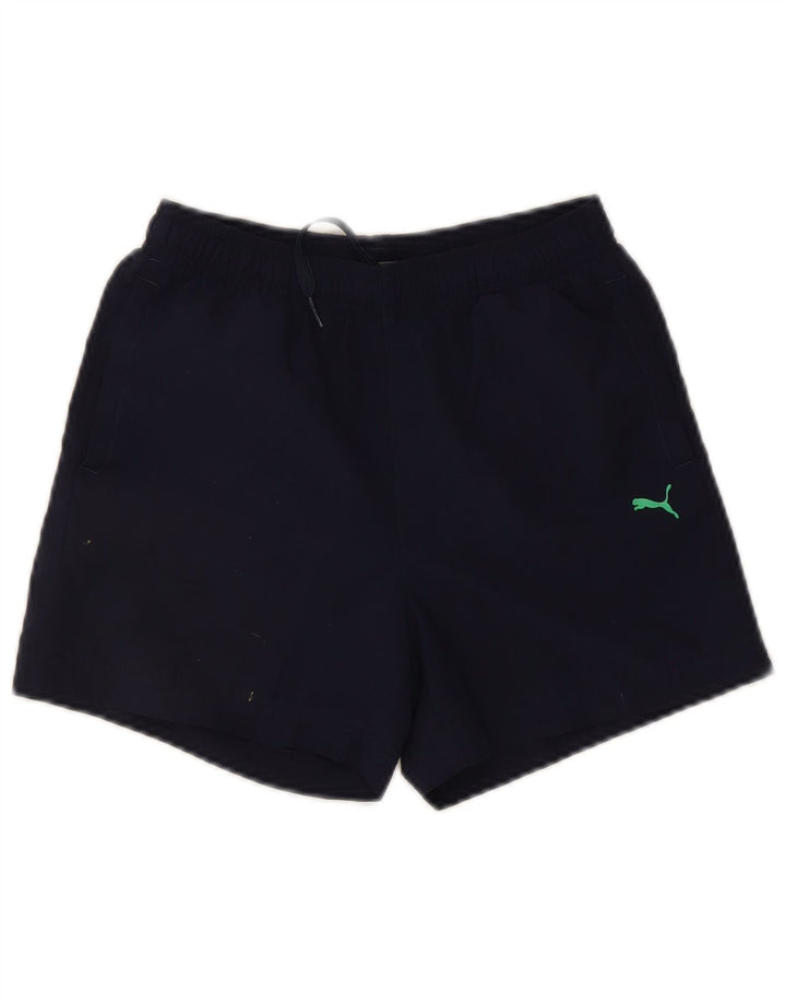 Puma Jungen Sport Shorts 11-12 Jahre Marineblau Polyester