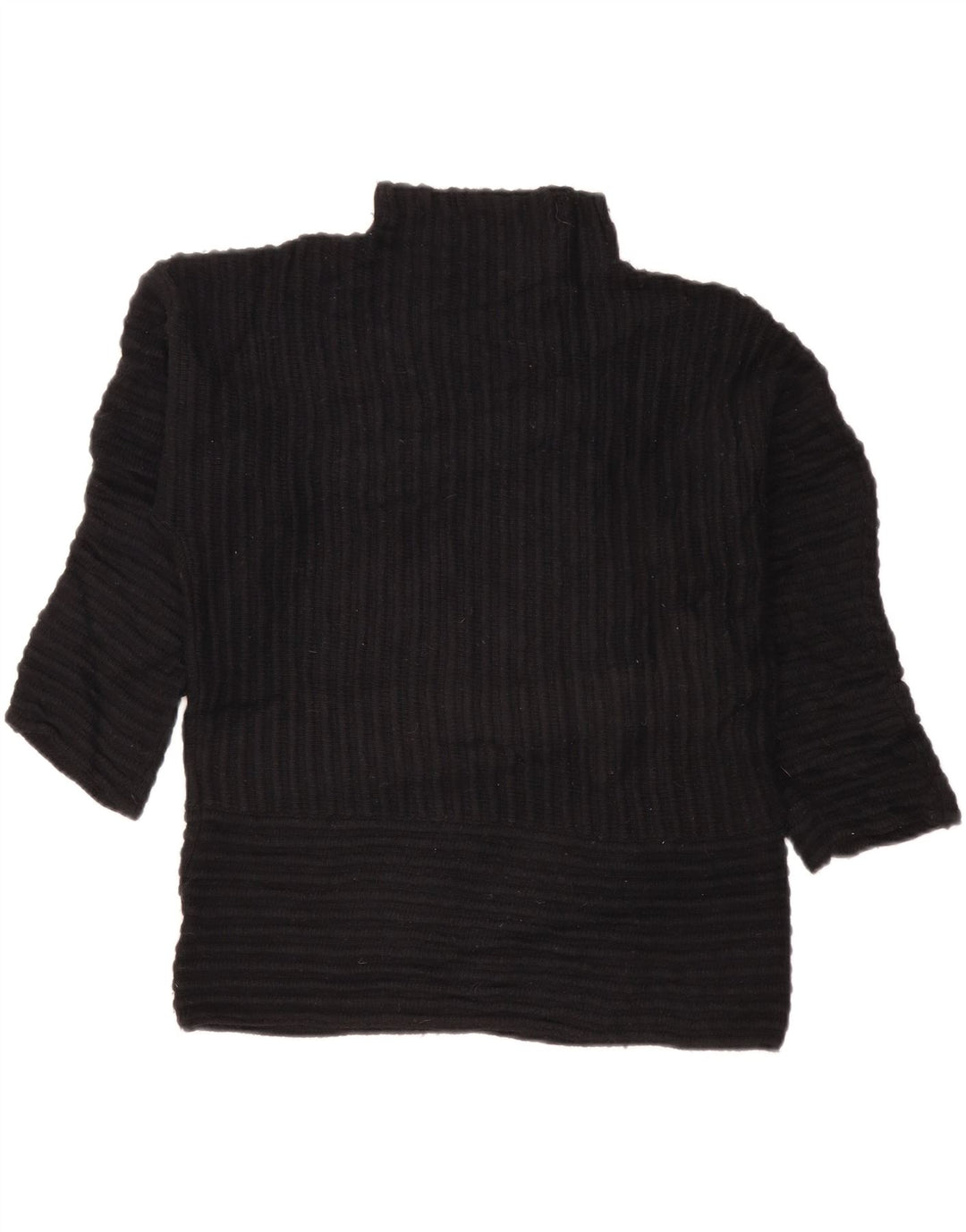 DKNY Damen-Pullover mit Rollkragen, übergroß, Gr. 10, Schwarz