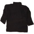 DKNY Damen-Pullover mit Rollkragen, übergroß, Gr. 10, Schwarz