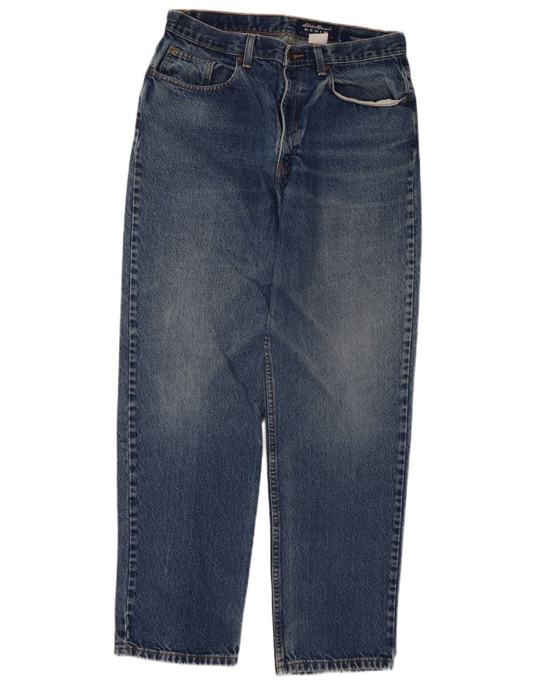 EDDIE BAUER Herren-Jeans mit klassischer Passform, gerade Passform, W34, L32, blaue Baumwolle