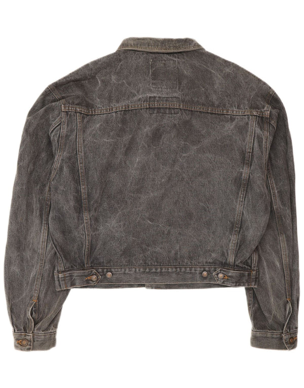 Tavarner Damen Jeansjacke UK 14 Mittelgraue Baumwolle