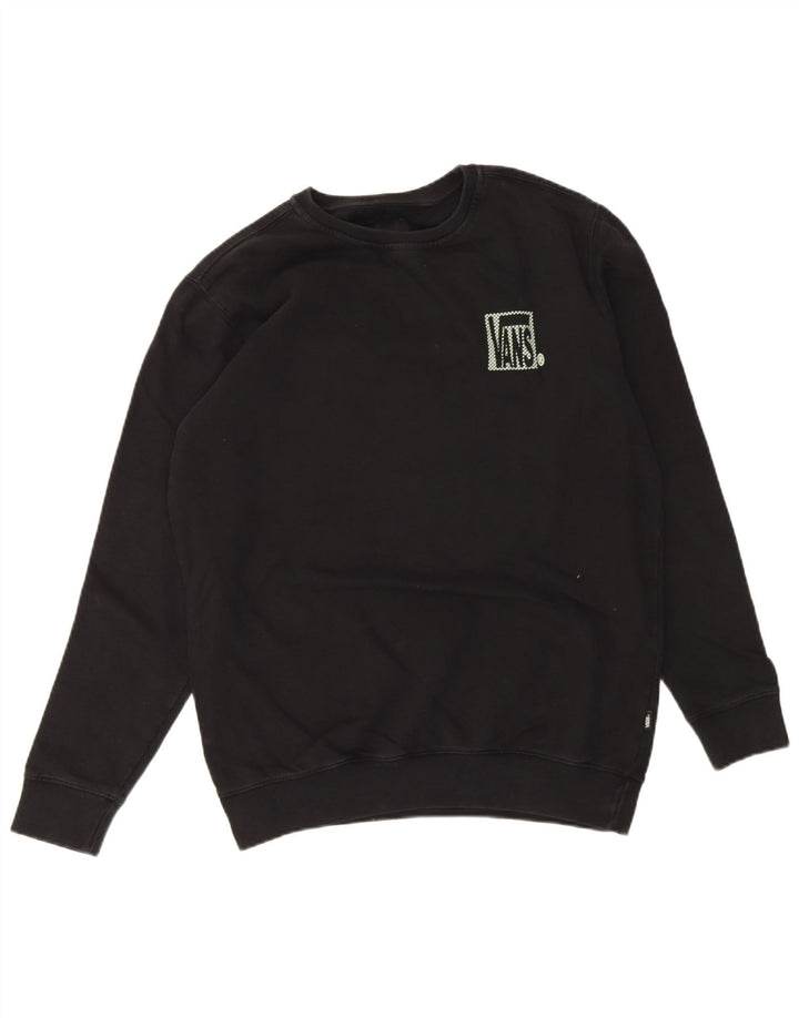 Vans Herren-Sweatshirt mit Grafik, groß, aus schwarzer Baumwolle