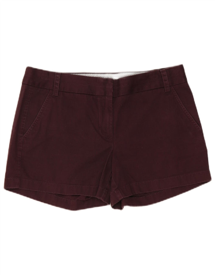 J. CREW Damen Chino-Shorts US 8 Medium W32 Braune Baumwolle