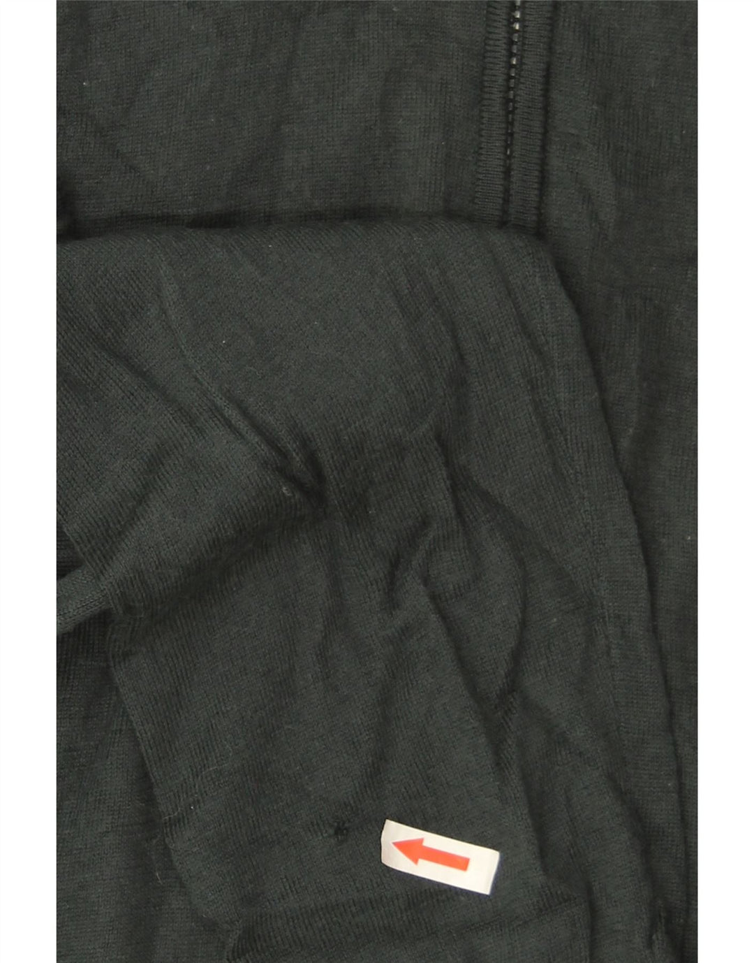 Marks & Spencer Herren-Pullover mit Reißverschluss am Hals, große grüne Merinowolle