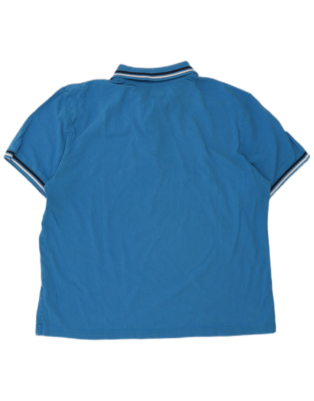 Kappa Herren Poloshirt 2XL Blau Baumwolle