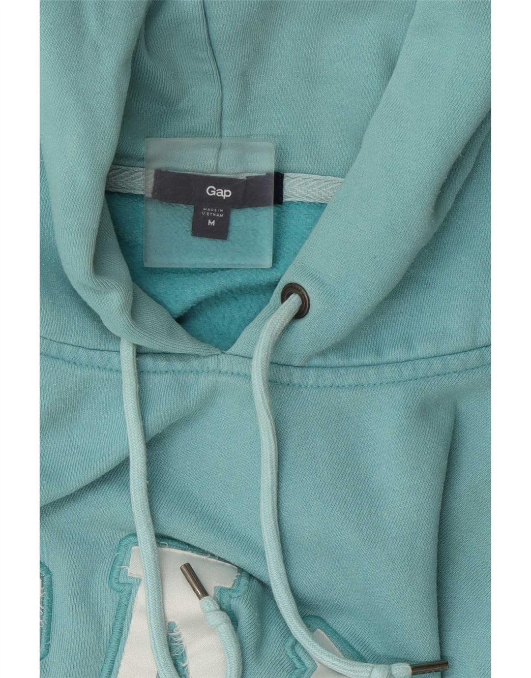 Gap Damen-Kapuzenpullover mit grafischer regulärer Passform, UK 12, Mittelblau
