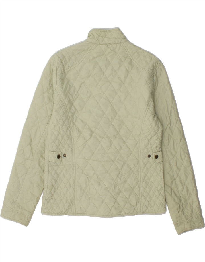 BARBOUR Womens Quilted Jacket UK 12 Medium  Green Polyamide Vintage Barbour and Second-Hand Barbour from Messina Hembry 