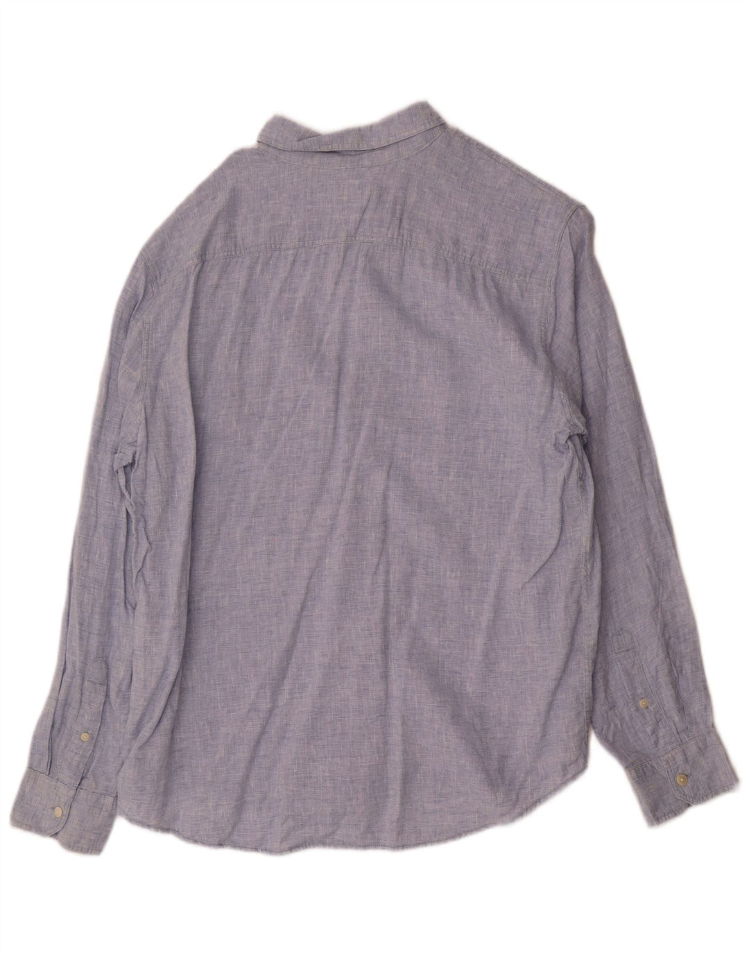 Levi's Herren Standard-Hemd, groß, blaues Leinen