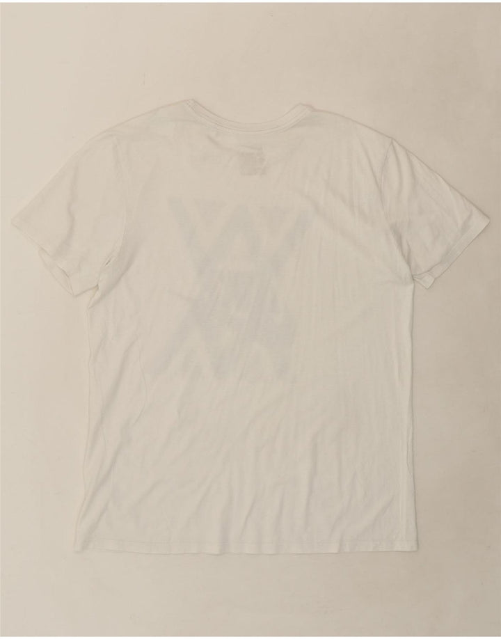 NIKE Mens Graphic T-Shirt Top Large White Vintage Nike and Second-Hand Nike from Messina Hembry 