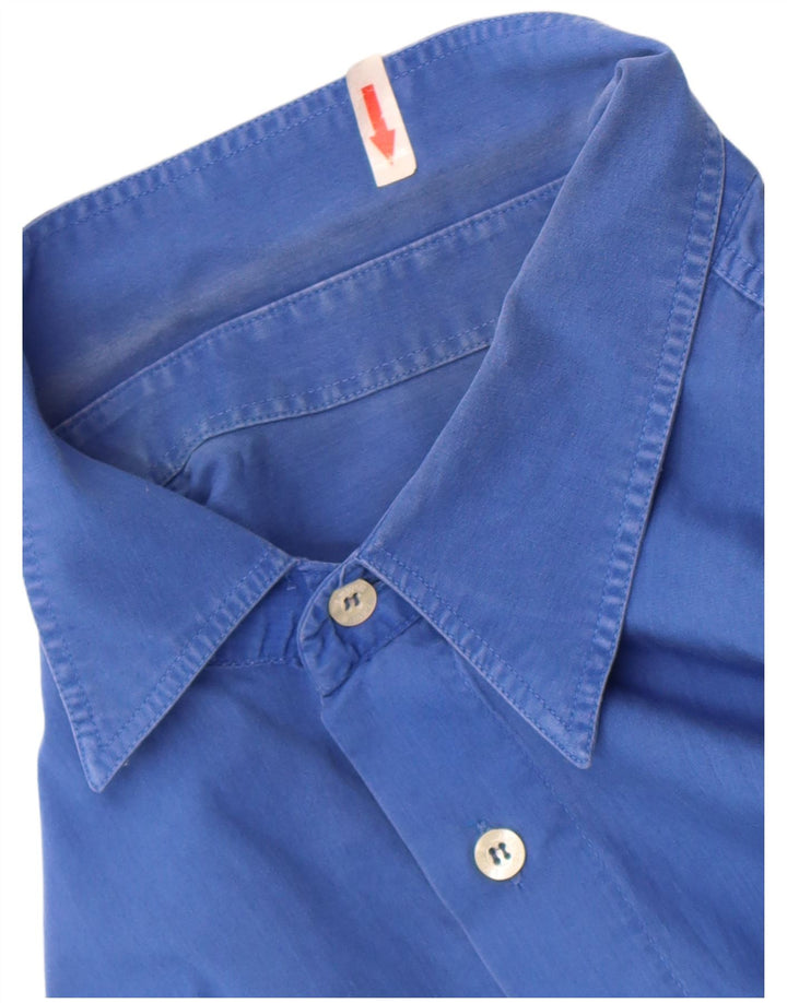 Levi's Herren-Kurzarmhemd XL aus blauer Baumwolle