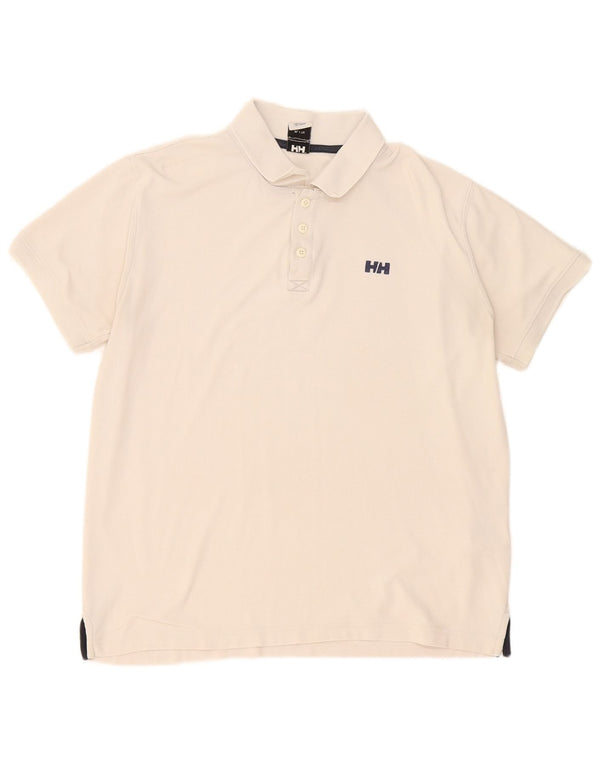 Helly Hansen Herren Poloshirt XL Off White Polyester