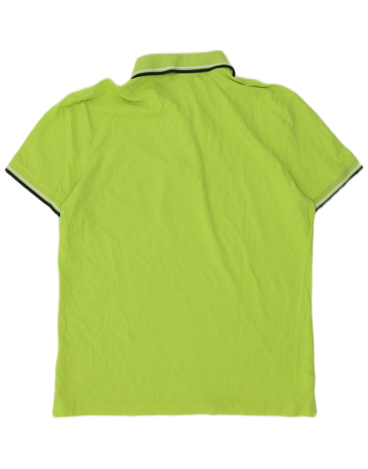 Diadora Herren-Poloshirt, große grüne Baumwolle