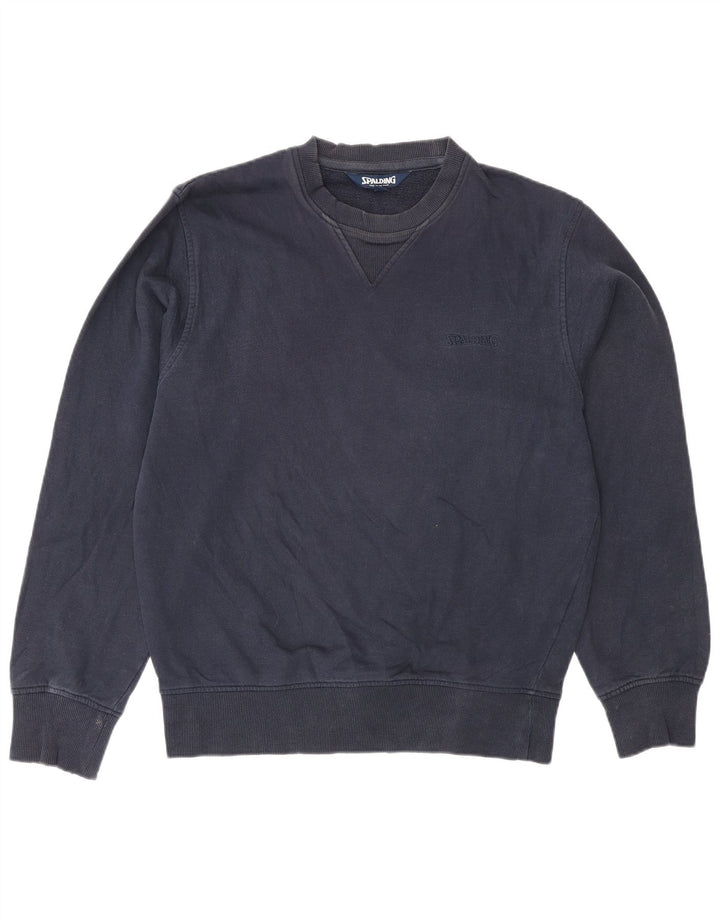 Spalding Herren-Sweatshirt-Pullover, mittelgroß, Marineblau