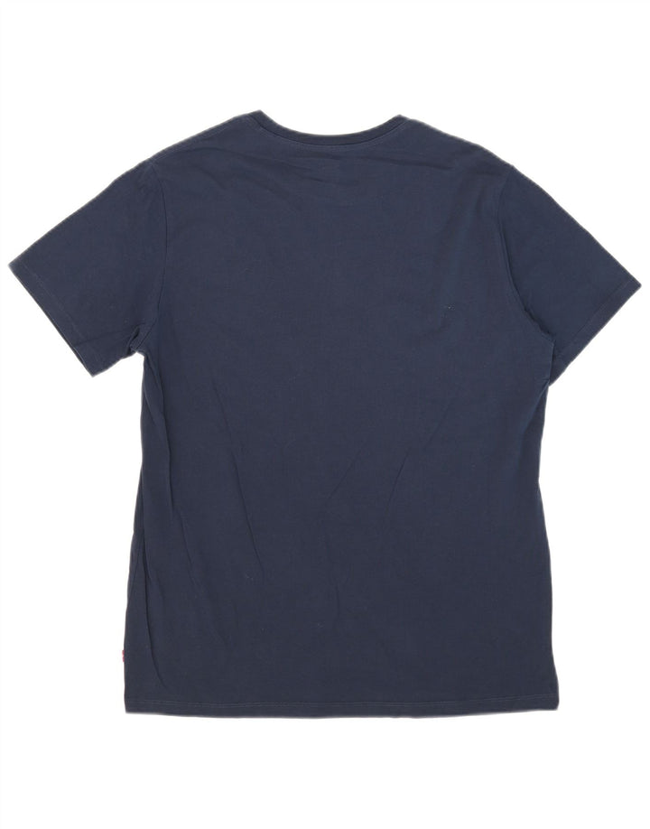 Levi's Herren-T-Shirt mit Grafik, Größe L, Marineblau