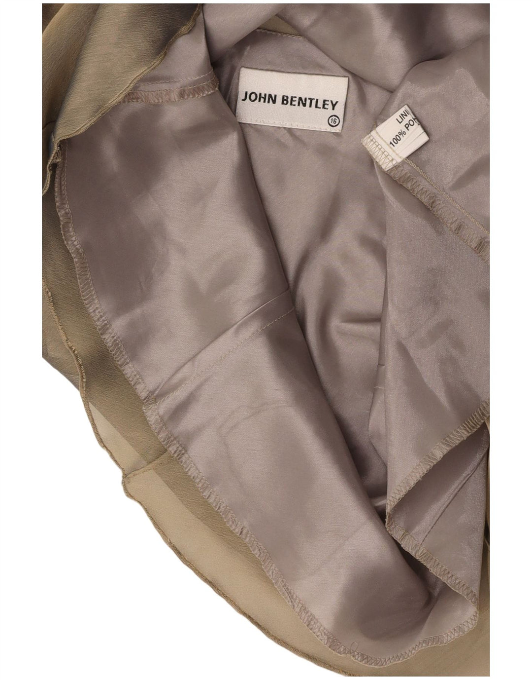 JOHN BENTLEY Ärmelloses Damen-Blusenoberteil UK 16 Large Grün Polyester