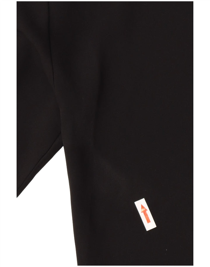 Ted Baker Damen Grafik-Sweatshirt-Pullover UK 14 Mittelschwarz geblümt