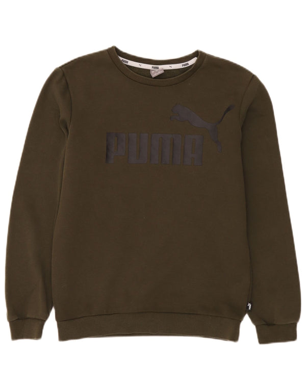 Puma Jungen Graphic Sweatshirt Pullover 13-14 Jahre Khaki