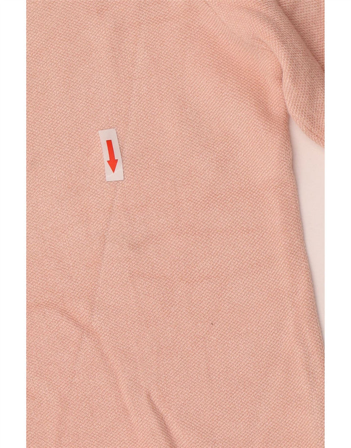 Zara Damen Crop-Cardigan-Oberteil UK 12 Mittel Pink