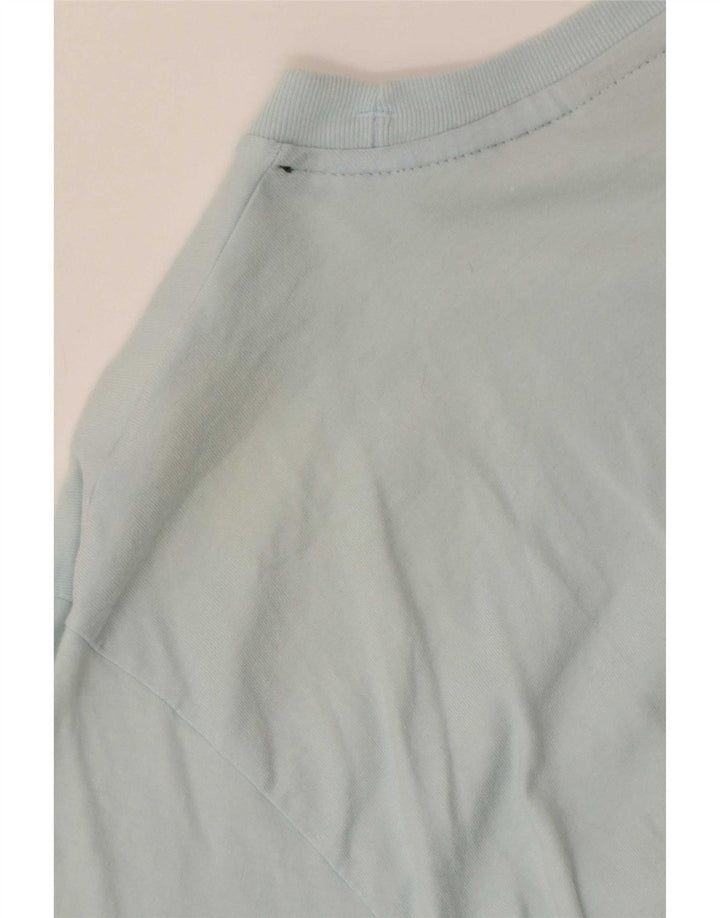 Champion Herren T-Shirt mit Grafik, Größe L, Blau