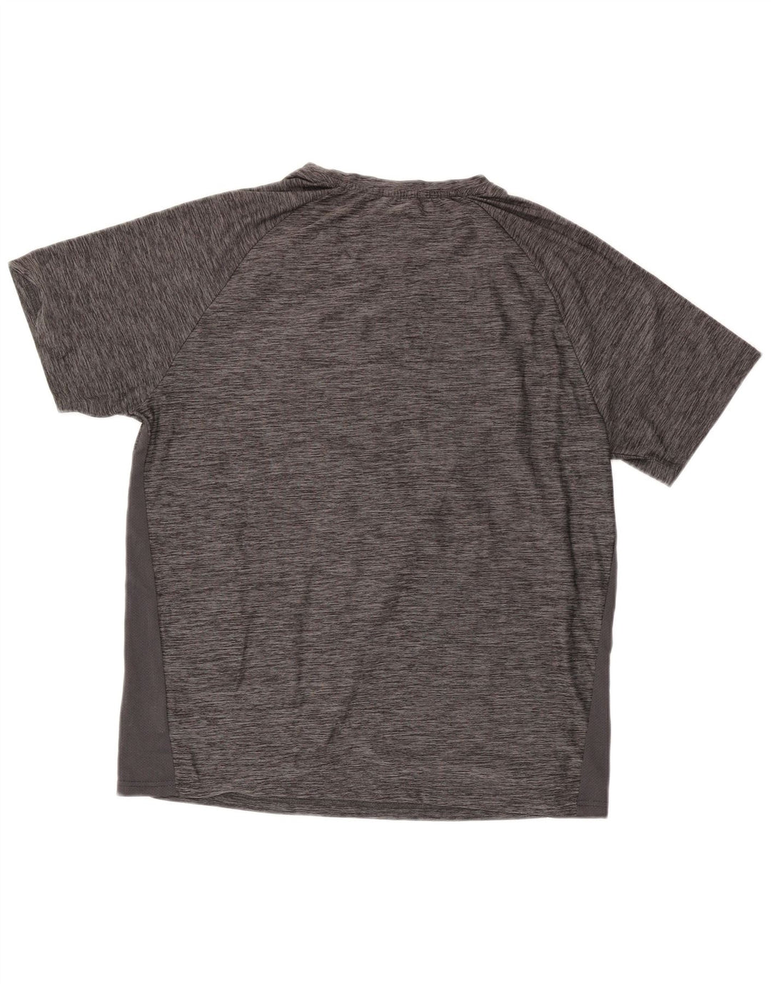 Fila Herren-T-Shirt-Oberteil, großes, grau meliertes Polyester