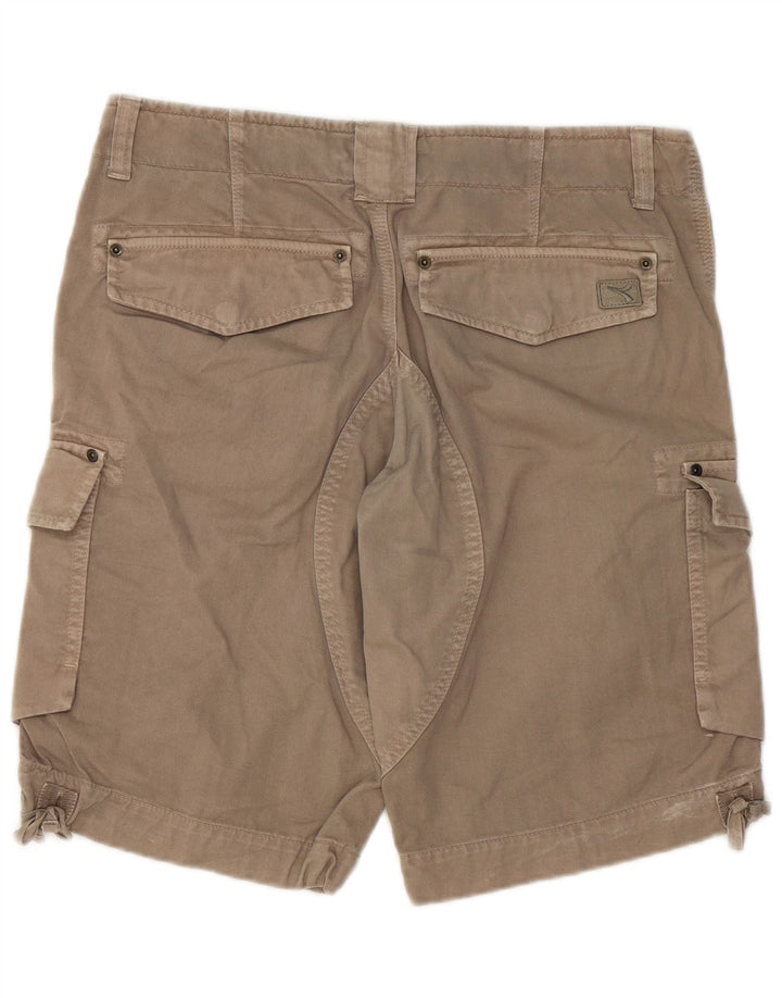 Diadora Herren Cargoshorts IT 48 Medium W34 Beige Baumwolle